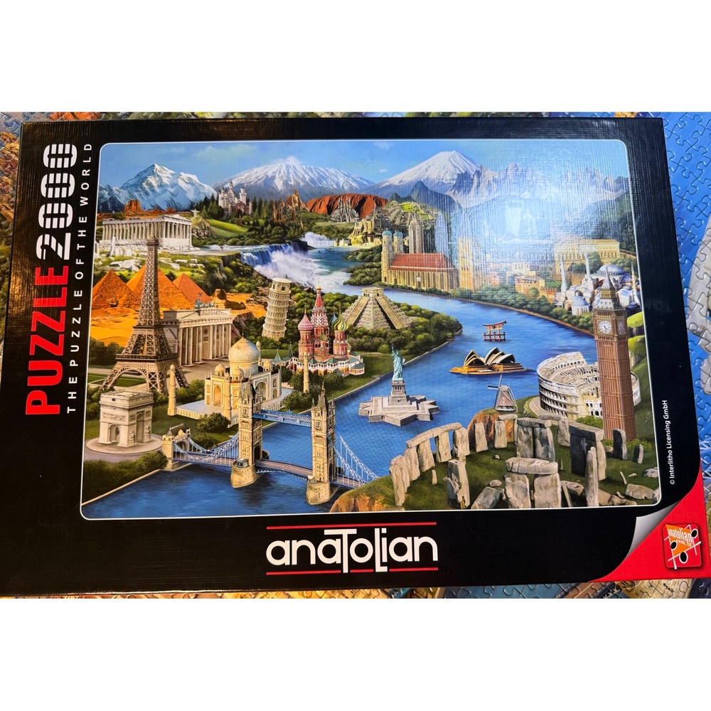 Anatolian 2000 piece Puzzle of the Works jigsaw puzzle all pieces intact